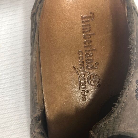 TIMBERLAND Womens Shoes 7M Brown Leather Wedge - Picture 7 of 7